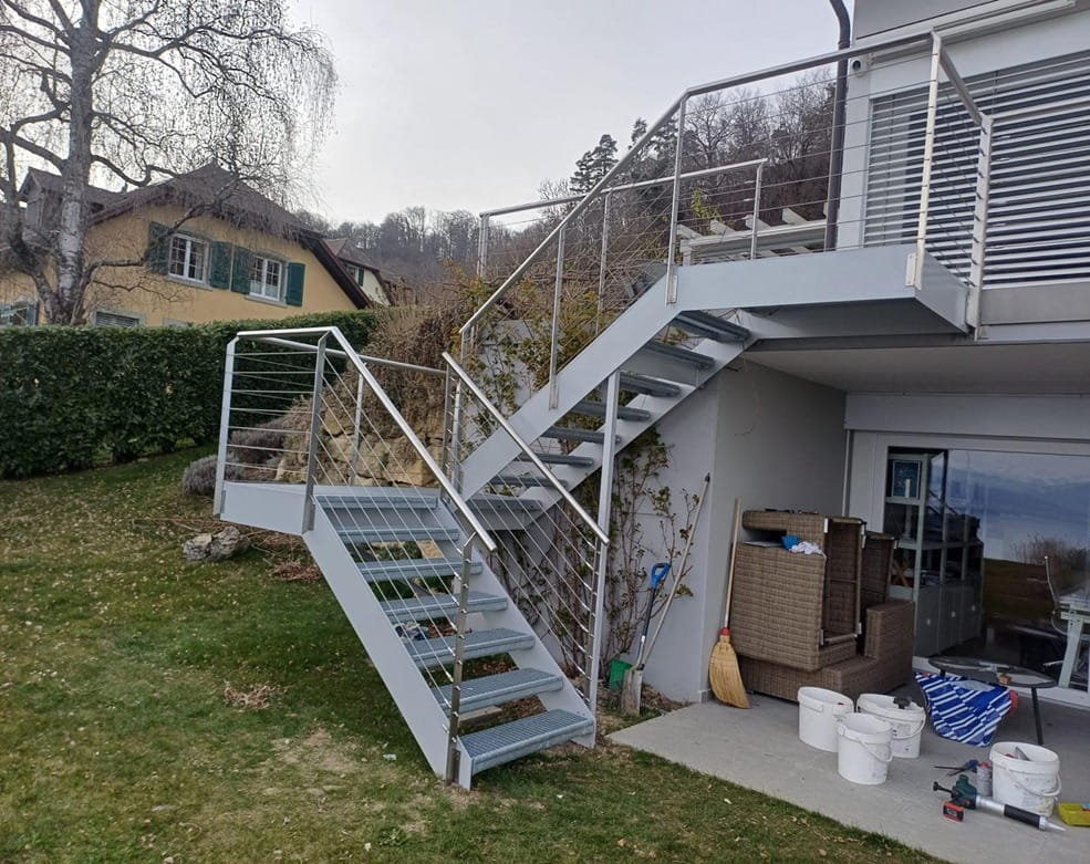 Escalier métallique